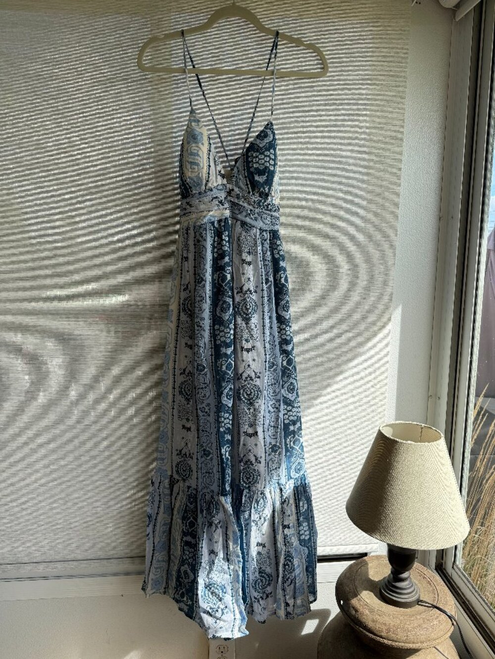 Maxi Sun Dress with Halter Style Straps